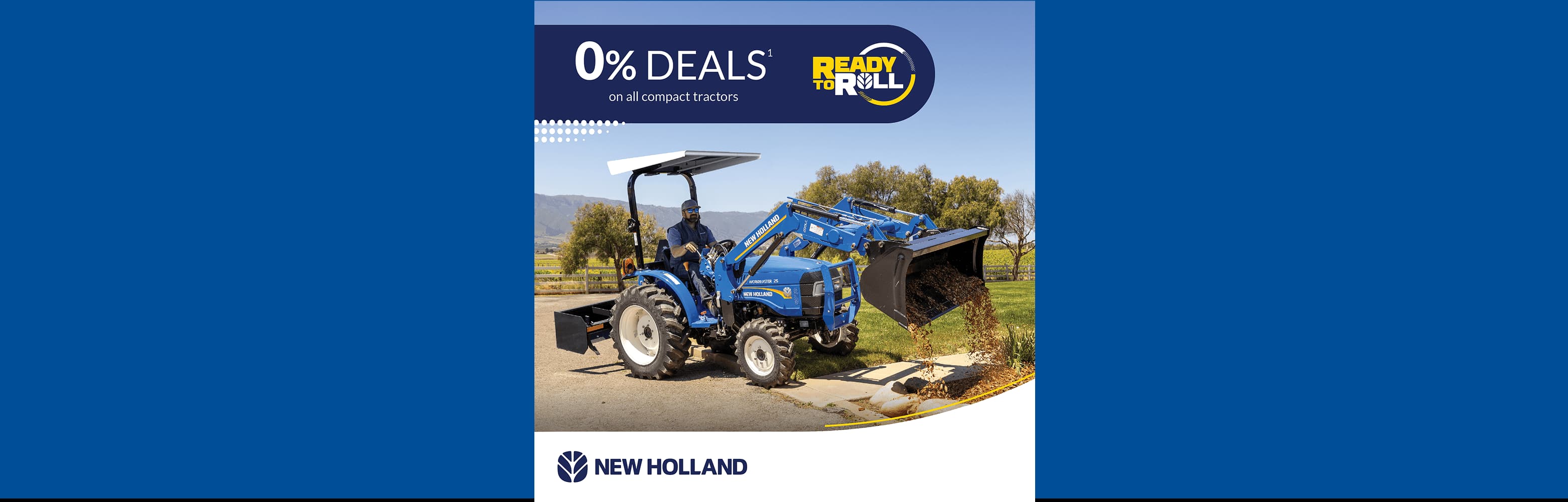 0% deals on all compact tractors