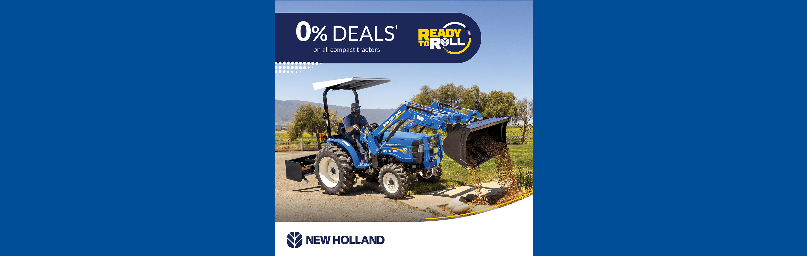 0% deals on all compact tractors