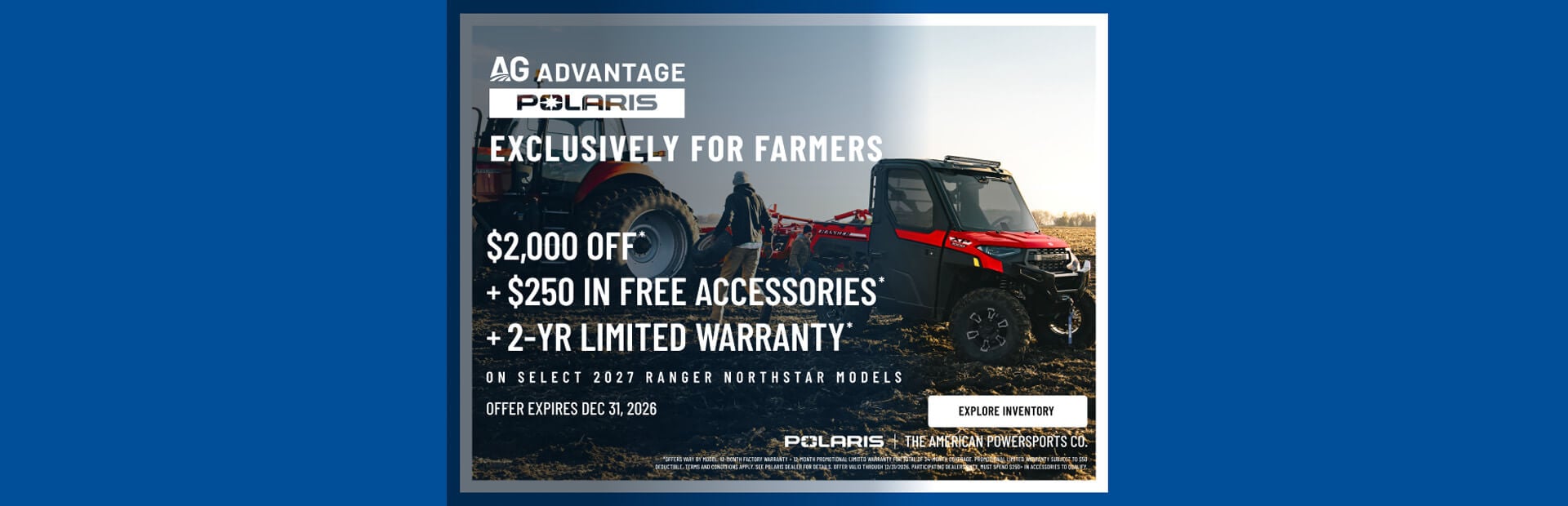 AG Advantage exclusively for farmers